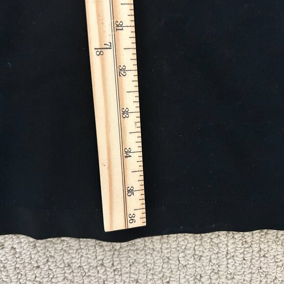 J. Jill Dress Womens Black Stretch Shift Jersey Pockets Knee Length Tank SZ S - Picture 7 of 7